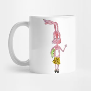 the hare is not tired of being at home Mug